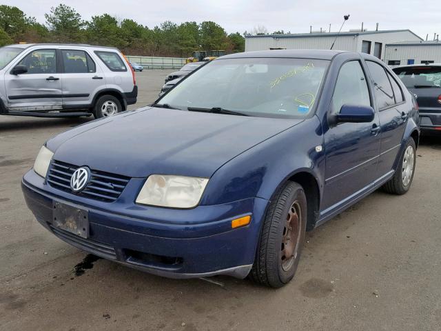 3VWRK69MX3M154076 - 2003 VOLKSWAGEN JETTA GL BLUE photo 2