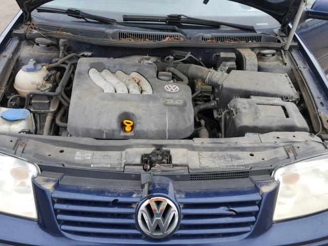 3VWRK69MX3M154076 - 2003 VOLKSWAGEN JETTA GL BLUE photo 7