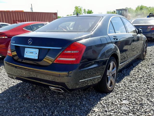 WDDNG7DB6CA479812 - 2012 MERCEDES-BENZ S 550 BLACK photo 4