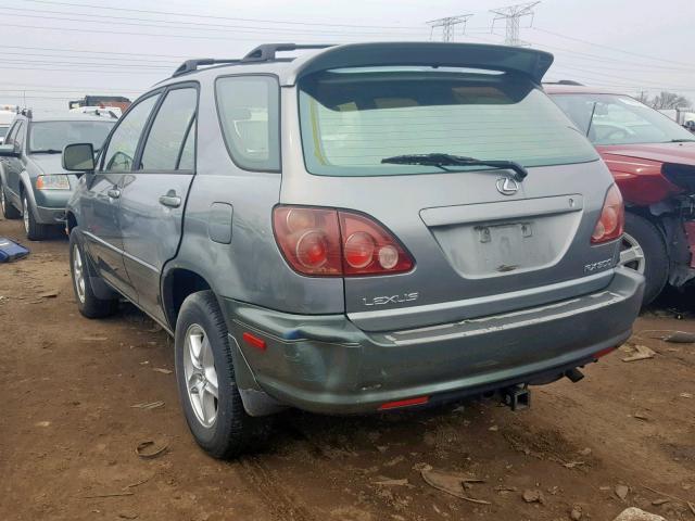 JT6HF10U6Y0125940 - 2000 LEXUS RX 300 GRAY photo 3