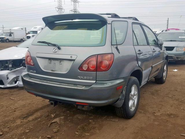 JT6HF10U6Y0125940 - 2000 LEXUS RX 300 GRAY photo 4