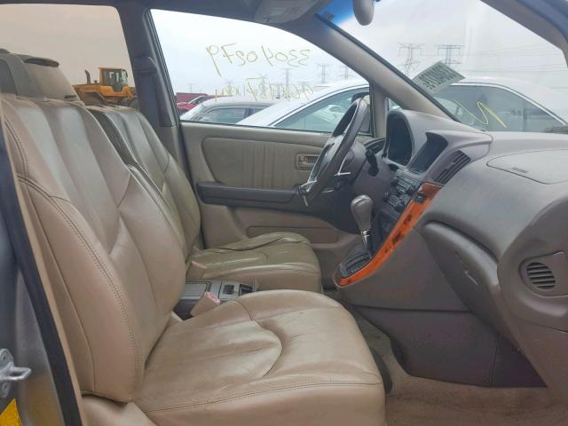 JT6HF10U6Y0125940 - 2000 LEXUS RX 300 GRAY photo 5