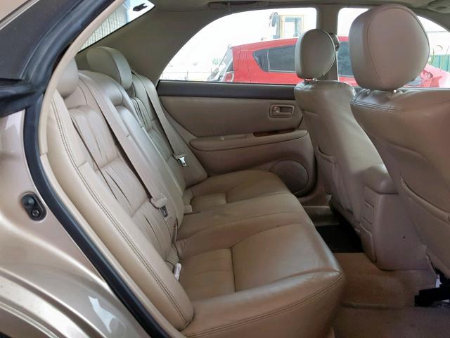 JT8BF28G8Y0285545 - 2000 LEXUS ES 300 BEIGE photo 6