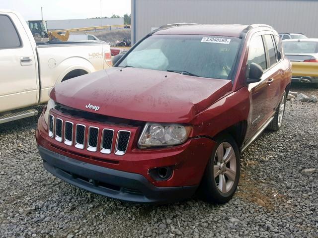 1J4NT1FB9BD146737 - 2011 JEEP COMPASS SP Қызыл фото 2