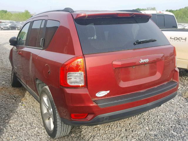 1J4NT1FB9BD146737 - 2011 JEEP COMPASS SP Қызыл фото 3
