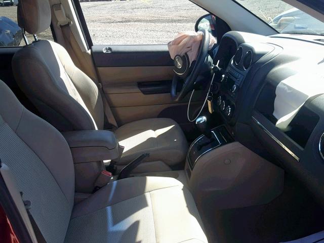 1J4NT1FB9BD146737 - 2011 JEEP COMPASS SP Қызыл фото 5