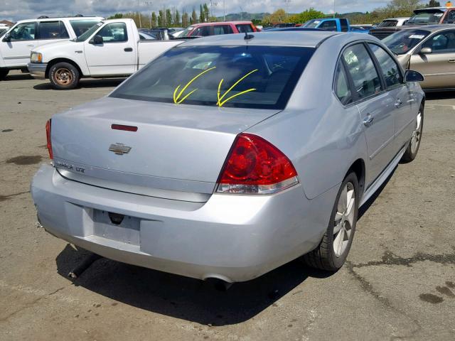 2G1WC5E38D1213282 - 2013 CHEVROLET IMPALA LTZ GRAY photo 4