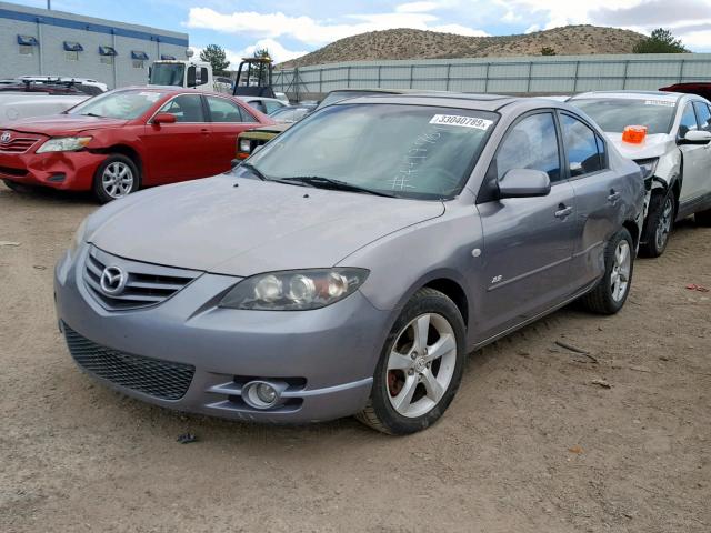 JM1BK123161436973 - 2006 MAZDA 3 S GRAY photo 2