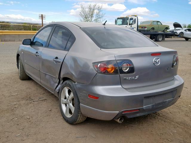 JM1BK123161436973 - 2006 MAZDA 3 S GRAY photo 3