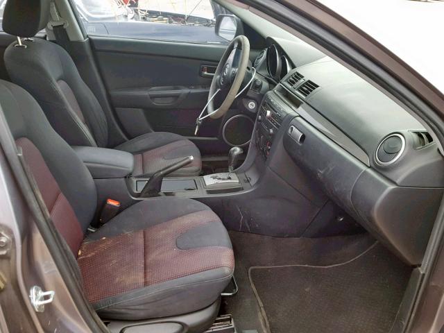 JM1BK123161436973 - 2006 MAZDA 3 S GRAY photo 5