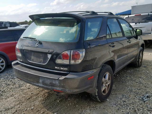 JTJGF10U830160229 - 2003 LEXUS RX 300 BLACK photo 4