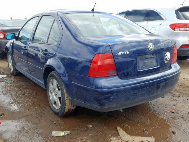 3VWSS29M91M046426 - 2001 VOLKSWAGEN JETTA GLS BLUE photo 3