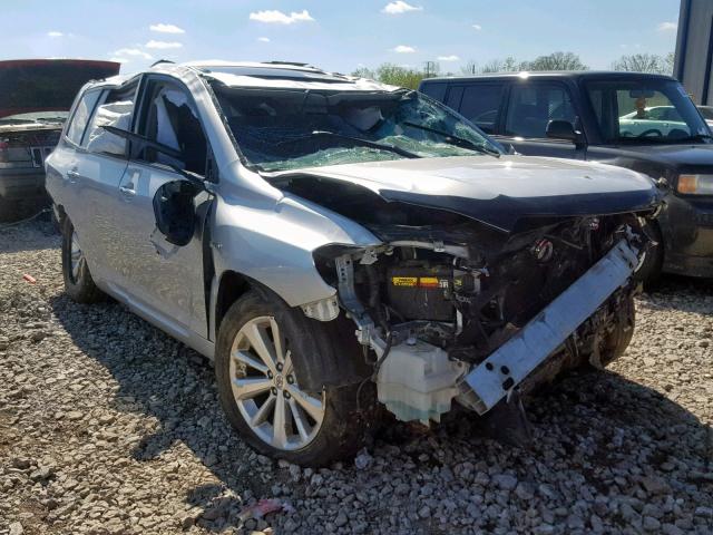 JTEEW44A392027978 - 2009 TOYOTA HIGHLANDER SILVER photo 1