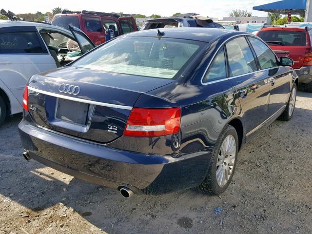 WAUDH74F37N119544 - 2007 AUDI A6 3.2 QUA BLACK photo 4