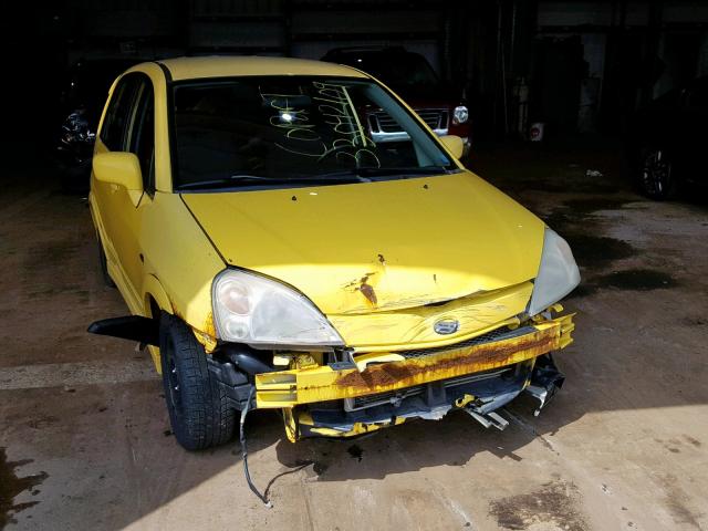 JS2RC41H125104048 - 2002 SUZUKI AERIO SX YELLOW photo 9