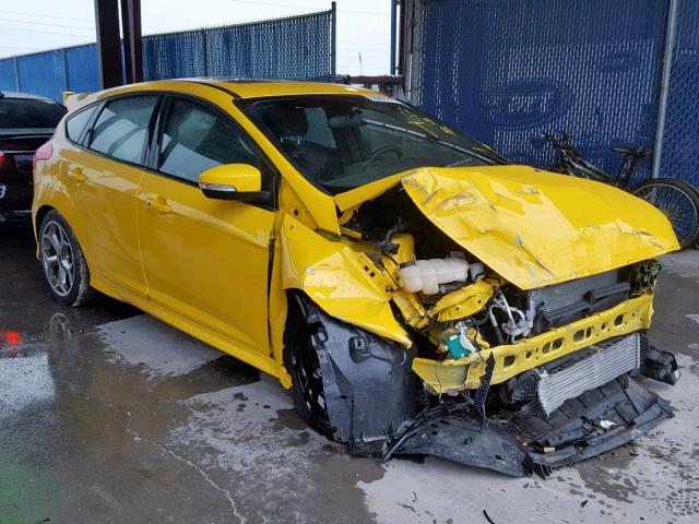 1FADP3L99HL230337 - 2017 FORD FOCUS ST YELLOW photo 1