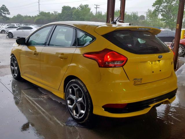 1FADP3L99HL230337 - 2017 FORD FOCUS ST YELLOW photo 3