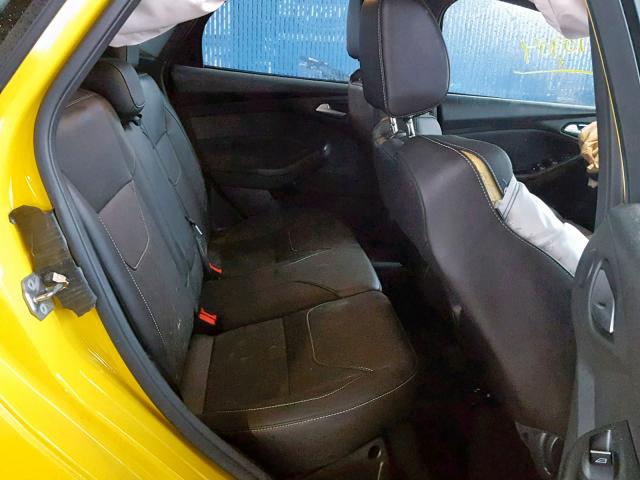 1FADP3L99HL230337 - 2017 FORD FOCUS ST YELLOW photo 6