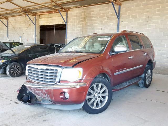 1A8HX58218F105083 - 2008 CHRYSLER ASPEN LIMI 勃艮第红 照片 2