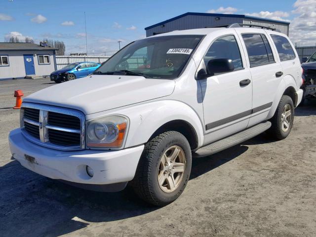 1D4HB48286F101242 - 2006 DODGE DURANGO SL WHITE photo 2