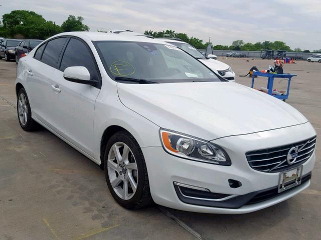 YV1612FS8E1296330 - 2014 VOLVO S60 T5 WHITE photo 1