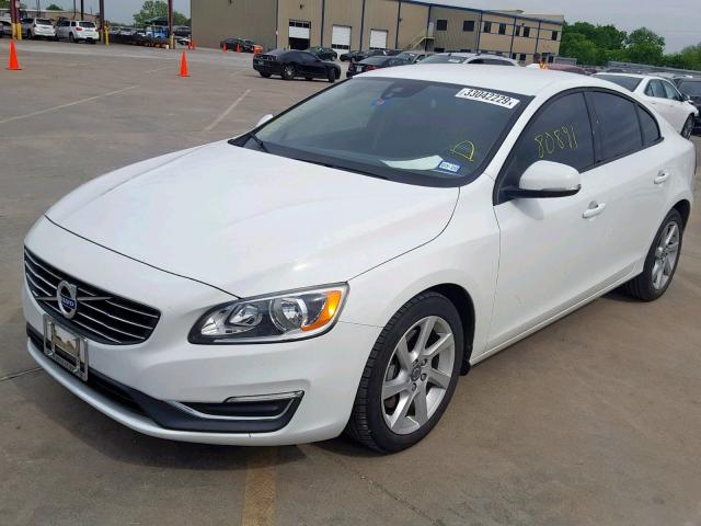 YV1612FS8E1296330 - 2014 VOLVO S60 T5 WHITE photo 2