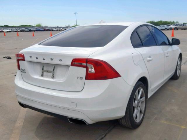 YV1612FS8E1296330 - 2014 VOLVO S60 T5 WHITE photo 4