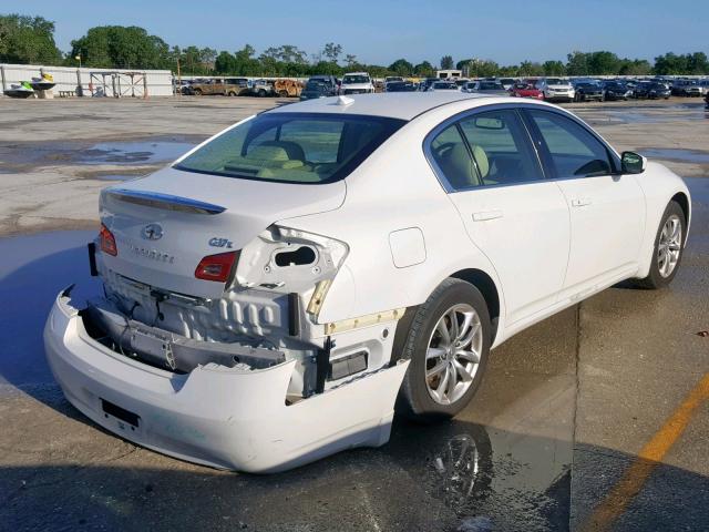 JNKCV61F89M353076 - 2009 INFINITI G37 WHITE photo 4