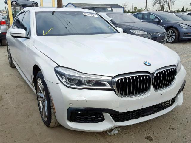 WBA7F2C53GGE12365 - 2016 BMW 750 XI WHITE photo 1