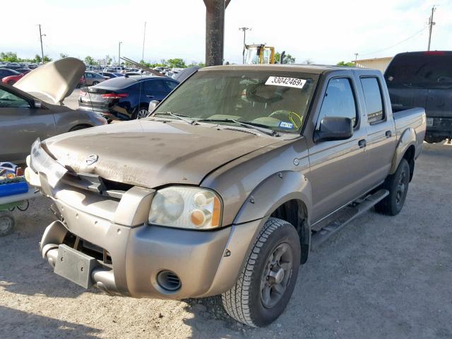 1N6ED27T54C470001 - 2004 NISSAN FRONTIER C TAN photo 2