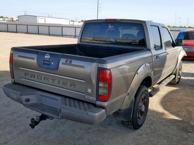 1N6ED27T54C470001 - 2004 NISSAN FRONTIER C TAN photo 4