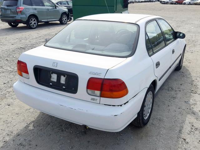 JHMEJ6522VS015268 - 1997 HONDA CIVIC DX WHITE photo 4