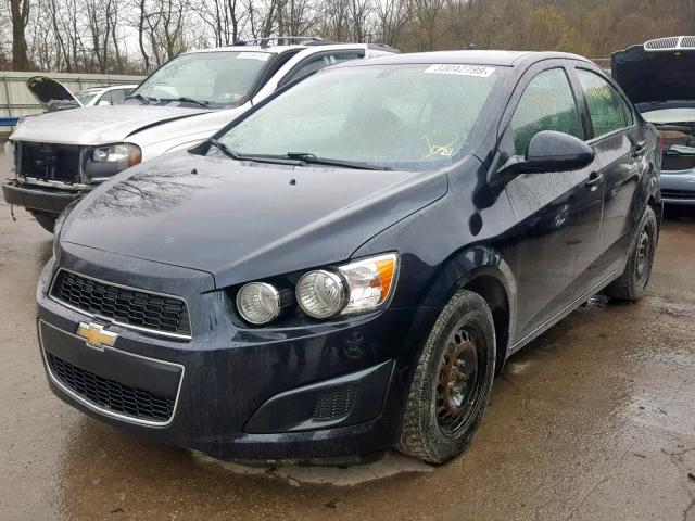 1G1JA5SG9F4138915 - 2015 CHEVROLET SONIC LS BLACK photo 2