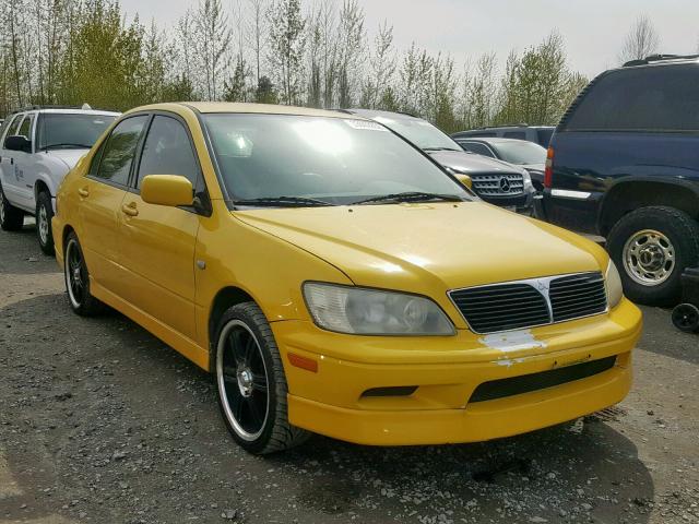 JA3AJ86E03U054803 - 2003 MITSUBISHI LANCER OZ YELLOW photo 1