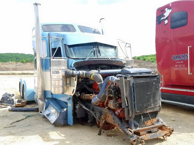 1XKWD49X21J862982 - 2001 KENWORTH CONSTRUCTI BLUE photo 1