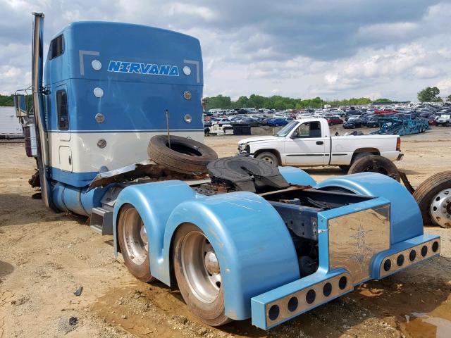 1XKWD49X21J862982 - 2001 KENWORTH CONSTRUCTI BLUE photo 3