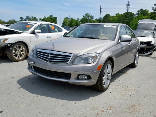 WDDGF54XX8F063798 - 2008 MERCEDES-BENZ C 300 SILVER photo 2