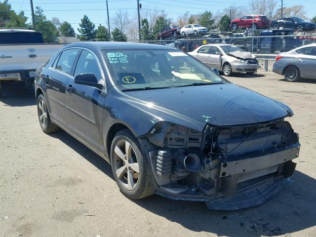 1G1ZC5E17BF129052 - 2011 CHEVROLET MALIBU 1LT BLACK photo 1