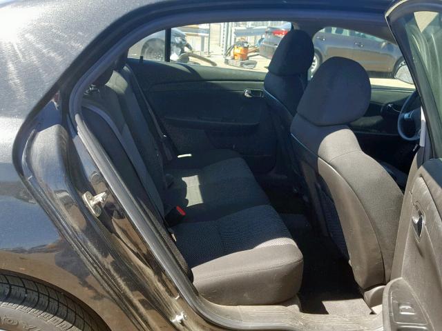 1G1ZC5E17BF129052 - 2011 CHEVROLET MALIBU 1LT BLACK photo 6