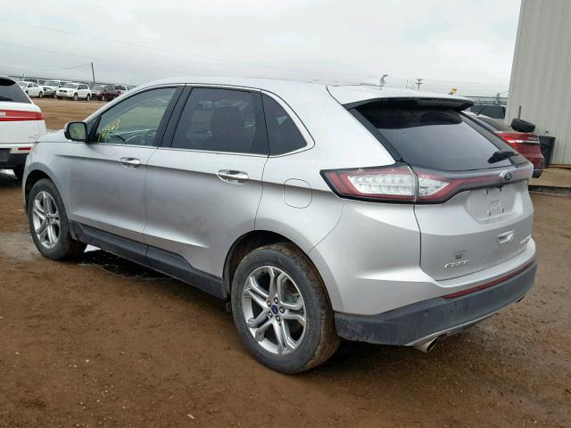 2FMPK3K9XHBB52850 - 2017 FORD EDGE TITAN SILVER photo 3