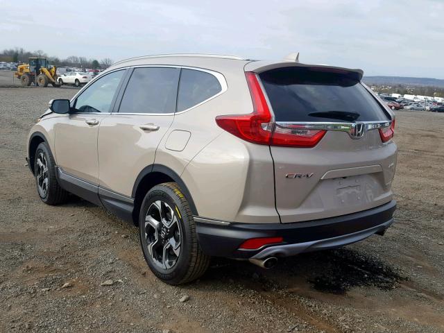 5J6RW2H97JL019692 - 2018 HONDA CR-V TOURI TAN photo 3