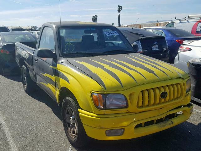 5TENL42N61Z743647 - 2001 TOYOTA TACOMA BLACK photo 1