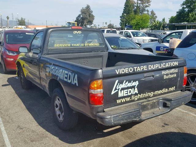 5TENL42N61Z743647 - 2001 TOYOTA TACOMA BLACK photo 3