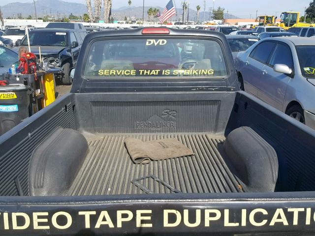 5TENL42N61Z743647 - 2001 TOYOTA TACOMA BLACK photo 6