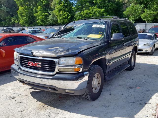 1GKEK13T44R129781 - 2004 GMC YUKON GRAY photo 2