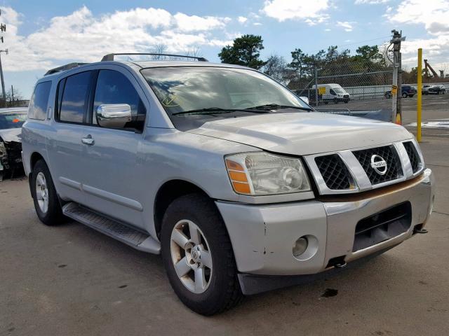 5N1AA08B64N735271 - 2004 NISSAN ARMADA SE SILVER photo 1