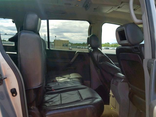 5N1AA08B64N735271 - 2004 NISSAN ARMADA SE SILVER photo 6