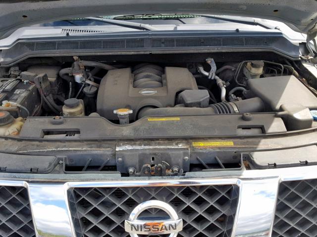 5N1AA08B64N735271 - 2004 NISSAN ARMADA SE SILVER photo 7