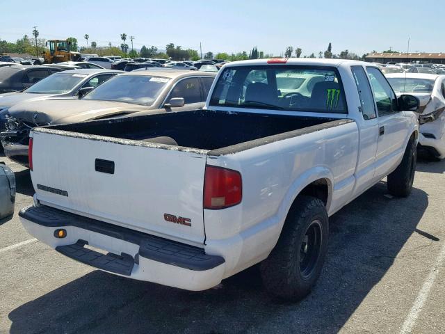 1GTCS19W5Y8152597 - 2000 GMC SONOMA WHITE photo 4