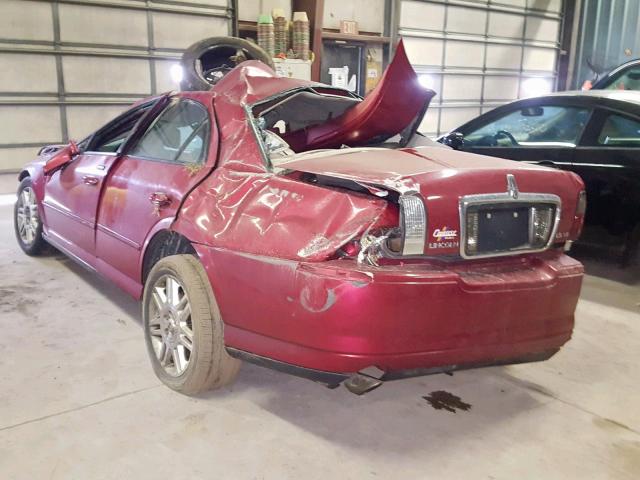 1LNHM87A73Y691808 - 2003 LINCOLN LS RED photo 3